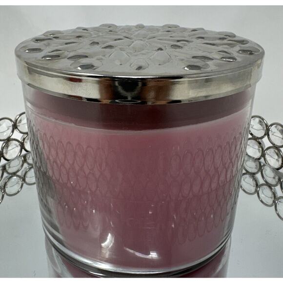 1 New BLUSH POINSETTIA 3 WICK SENTED CANDLE BATH & BODY WORKS - Picture 4 of 5